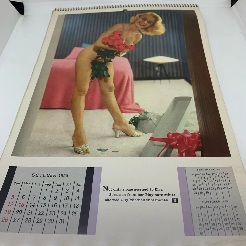 1958 Playboy Playmate Calendar !